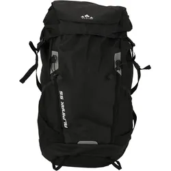 Wanderrucksack WHISTLER "Alpinak", schwarz, Rucksäcke, B: 34cm, Kunstfaser, unifarben, mit geräumigem Innenfach, B:34cm