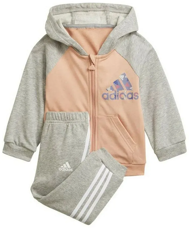 Children’s Tracksuit Adidas Full-Zip Blush Salmon