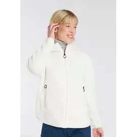 CMP Kapuzenplüschjacke Damen Weiß 42