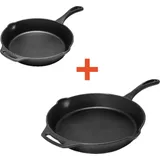 Petromax Gusseisen-Pfannen Set Ø 25/30 cm schwarz