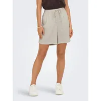 Only Onlsiesta Mw Pull-Up Lin Bl Shorts grau XL