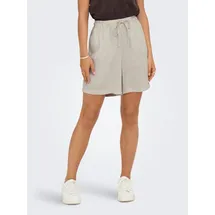 Only Onlsiesta Mw Pull-Up Lin Bl Shorts grau XL
