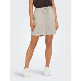 Only Onlsiesta Mw Pull-Up Lin Bl Shorts grau XL