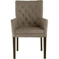 Home Affaire Armlehnstuhl Colorado Polyester braun