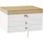 Songmics Schmuckbox mit Spiegel Weiß JOW15WN