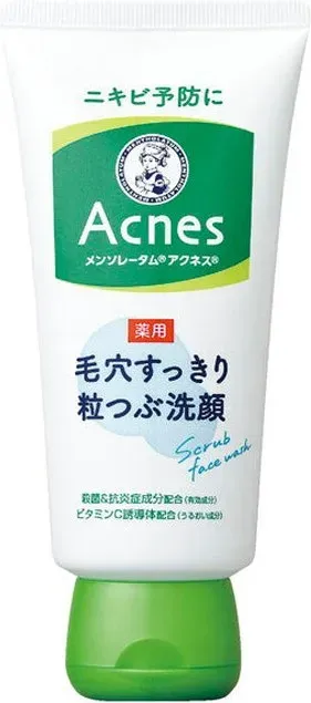 Rohto ACNES Porenreinigendes Peeling-Gesichtswaschmittel 130g