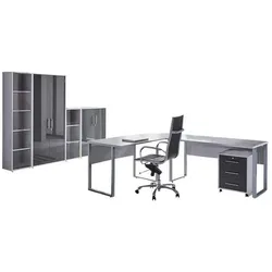 Büro Office Edition Set 4 Grau