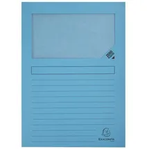 Exacompta 50162E 100er Pack Fenstermappen Super PEFC zertifiziert Karton 160g/m2 praktisch und robust für DIN A4