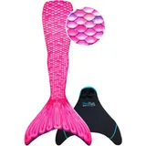 Meerjungfrauenflosse Mermaidens Original Malibu Pink für Kinder Fin Fun Gr. 128  - 8 Jahre