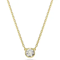 Swarovski Imber Anhänger Collier Weiß/Vergoldet
