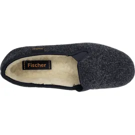 Fischer Schuhe Herren-Hausschuh,anthrazit für Herren, schwarz, Schwarz 205,42 EU
