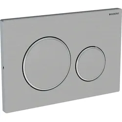 Geberit Betätigungsplatte Sigma20, verschraubbar: gebürstet, easy-to-clean-beschichtet, poliert 115.