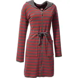 Erwin Müller Leichtfrottier Bademantel mit Kapuze Jettingen, in rot | Gr.: 32/34