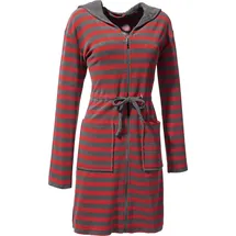 Erwin Müller Leichtfrottier Bademantel mit Kapuze Jettingen, in rot | Gr.: 32/34