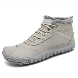 Saguaro Winter Barfußschuhe Defener Will I - Hellgrau 42