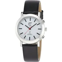 ETT Eco Tech Time Funk-Solar Damenuhr Station Watch mit Lederband