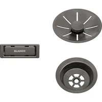 Blanco Ablaufgarniturset für Einzelbecken schwarz matt (206900)