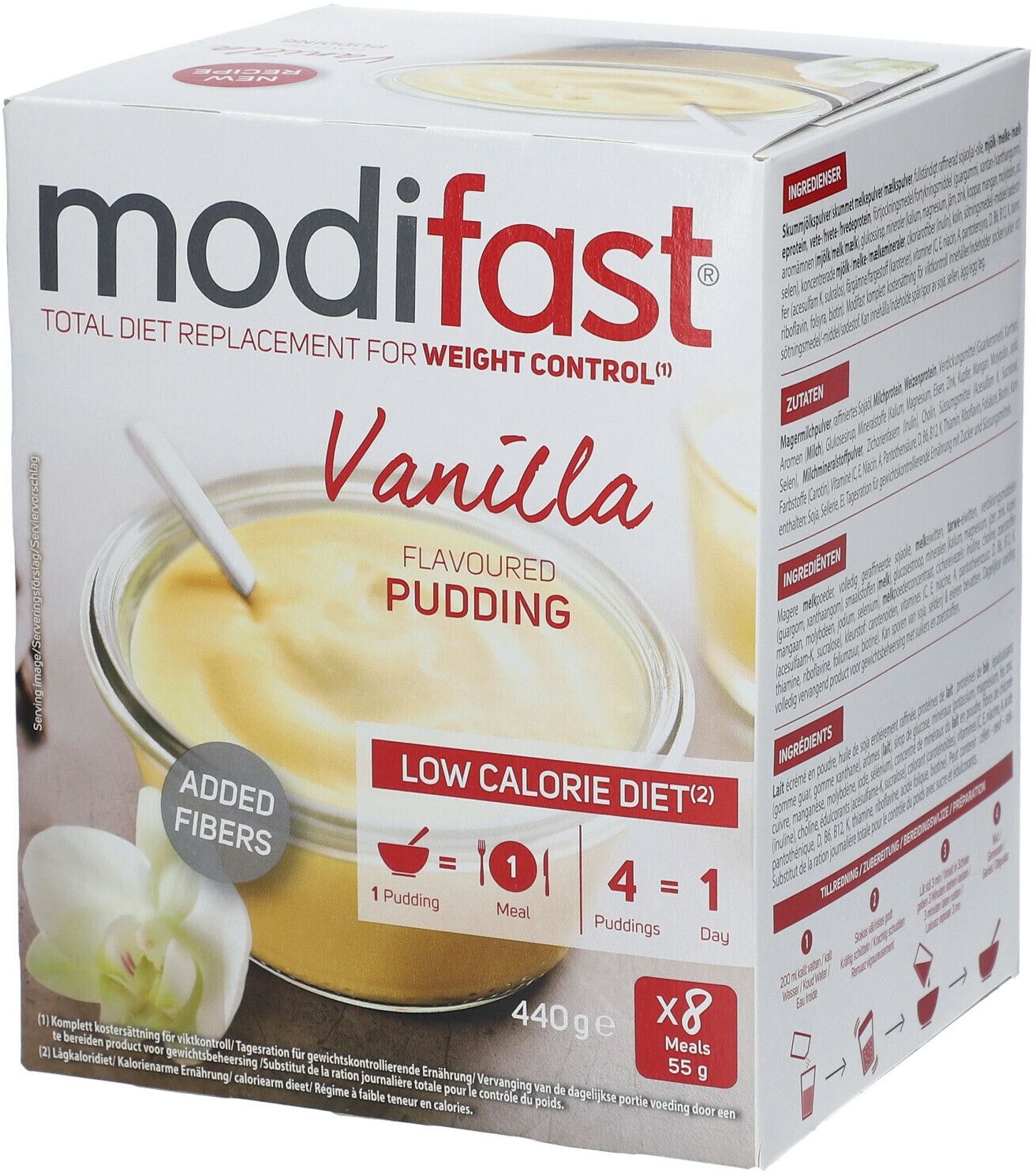 modifast® TOTAL DIET REPLACEMENT FOR WEIGHT CONTROL Pudding Vanille 8 pc(s) sachet(s)