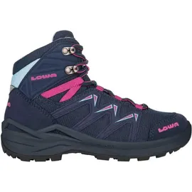 Lowa Innox Pro GTX Junior (Synthetik/Textil, wasserdicht) navyblau/beere Kinder