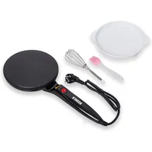 Noveen Electric Crêpemaker ECM490, perfekt für dünne Pfannkuchen. Es ermöglicht Ihnen, Pfannkuchen ohne Öl oder Butter in 1 Minute