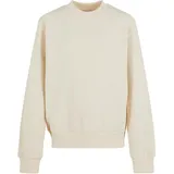 URBAN CLASSICS Light Terry Sweatshirt White Sand 134-140 cm