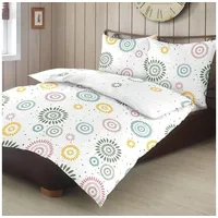 Traumschlaf Biber Bettwäsche Savoonga bunt 135x200 80x80 cm -