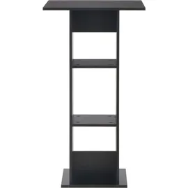 vidaXL Bartisch 60 x 60 x 110 cm Schwarz