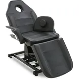 Barberpub Elektrische Tattoo Liege Massageliege, Kosmetikliege Set, Therapieliege Schönheitsausrüstung Klappbar & Höhenverstellbar, 0100 (schwarz)