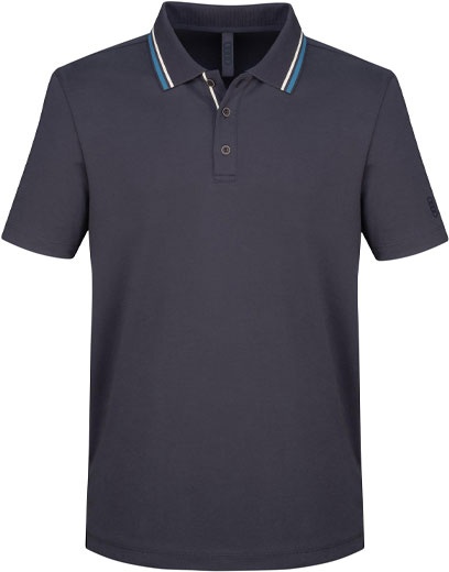 Audi Poloshirt Herren dunkelgrau Kurzarm Größe L 3132300134