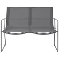 vidaXL Garten-Lounge-Set 4-tlg. grau 44351