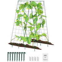 Vevor 2er Set Rankhilfe Kletterhilfe A-Rahmen-Gurken Spalier faltbar 117x84cm