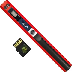 Handheld Wand Wireless Scanner A4 Größe 900DPI JPG / PDF Formate Dokumentenscanner LCD-Display mit 8 GB TF-Karte