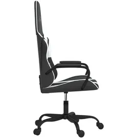 vidaXL Gaming-Stuhl Kunstleder Schwarz und Weiß