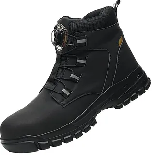 Trekkingschuhe Herren Wasserdicht Bundeswehr Stiefel Arbeitsschuhe S3 Wasserdicht S2 Sicherheitsschuhe Herren Schuhe Damen Winter Wasserdicht Warme Wasserdichte Schuhe Damen Hohe Arbeitsschuhe Herren - 45 EU