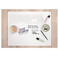 folia Schreibunterlage aus Papier - unbedruckt weiß