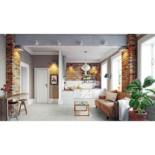 Krono Original Laminat Atlantic 8 Ice Flow (638 x 330 x 8 mm, Fliese, Ice Flow)