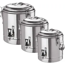 GVK ECO 22 Liter Doppelwandiger Thermogetränkebehälter aus Edelstahl