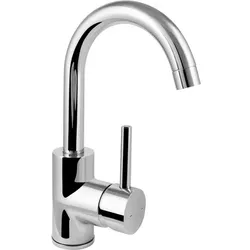 WELLWATER Armatur »VICENZA«, Einhebelmischer, Durchflussmenge: 9 l/min - silberfarben