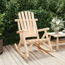 vidaXL Garten-Schaukelstuhl 69 x 96 x 101 cm beige 1 St.