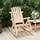 vidaXL Garten-Schaukelstuhl 69 x 96 x 101 cm beige 1 St.