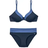 SCHIESSER Damen Bügel-Bikini Aqua Sea Blossom