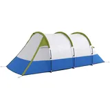 Outsunny Campingzelt, Tunnelzelt für 3 Personen, mit Lichthaken, Vorzelt, 2 Räumen, Winddicht Familienzelt mit Tragetasche, 2000mm Wasserabweisend Pop Up Zelt für Camping, Garten, Grün   Aosom