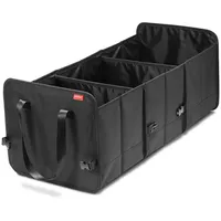 Achilles faltbare Autobox, Auto Organizer, größenverstellbare Kofferraumtasche, Faltkorb, Autotasche, Kofferraum-Organizer, Klettbefestigung am Boden, x 33 x 30 cm