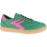 Andrea Conti Damen Low Top Freya Sneaker grün/Fuchsia, 39 EU