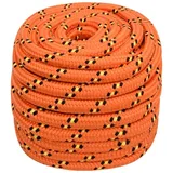 vidaXL Bootsseil Orange 20 mm 50 m Polypropylen