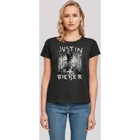 F4NT4STIC Ladies Box Tee Justin Bieber Purpose Album Cover