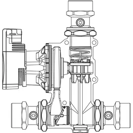 ESBE LTC361 DN25 | 50 kW | Ladeventileinheit