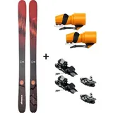 Nordica - Santa Ana 88 Unlimited 23/24 Tourenski Komplettset Damen & Look Bindung & Fell - grau