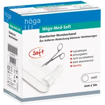 HÖGA Med-Soft Wundverband Pflaster 5 m x 6 cm