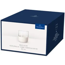 Villeroy & Boch Manufacture Rock Blanc Schnapsglas 0,08 l 4 St.